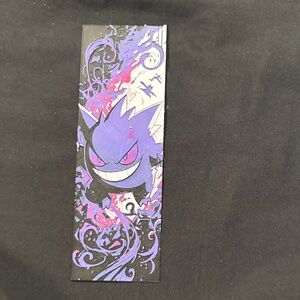 Purple and Black Gengar Bookmark